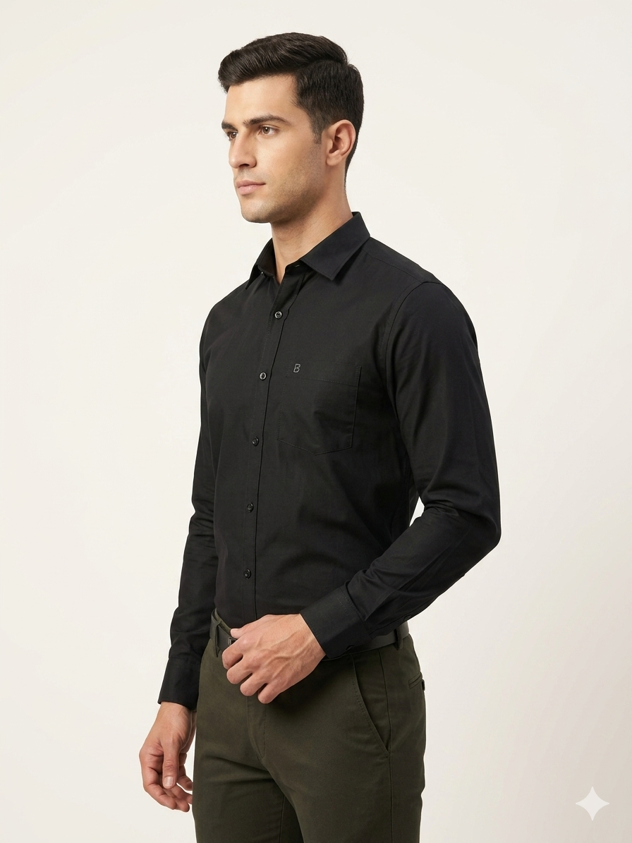 Cotton Solid shirt