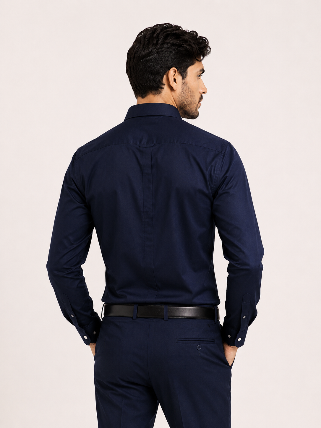 Solid Luxury Satin Lycra Partywear Shirt for Men