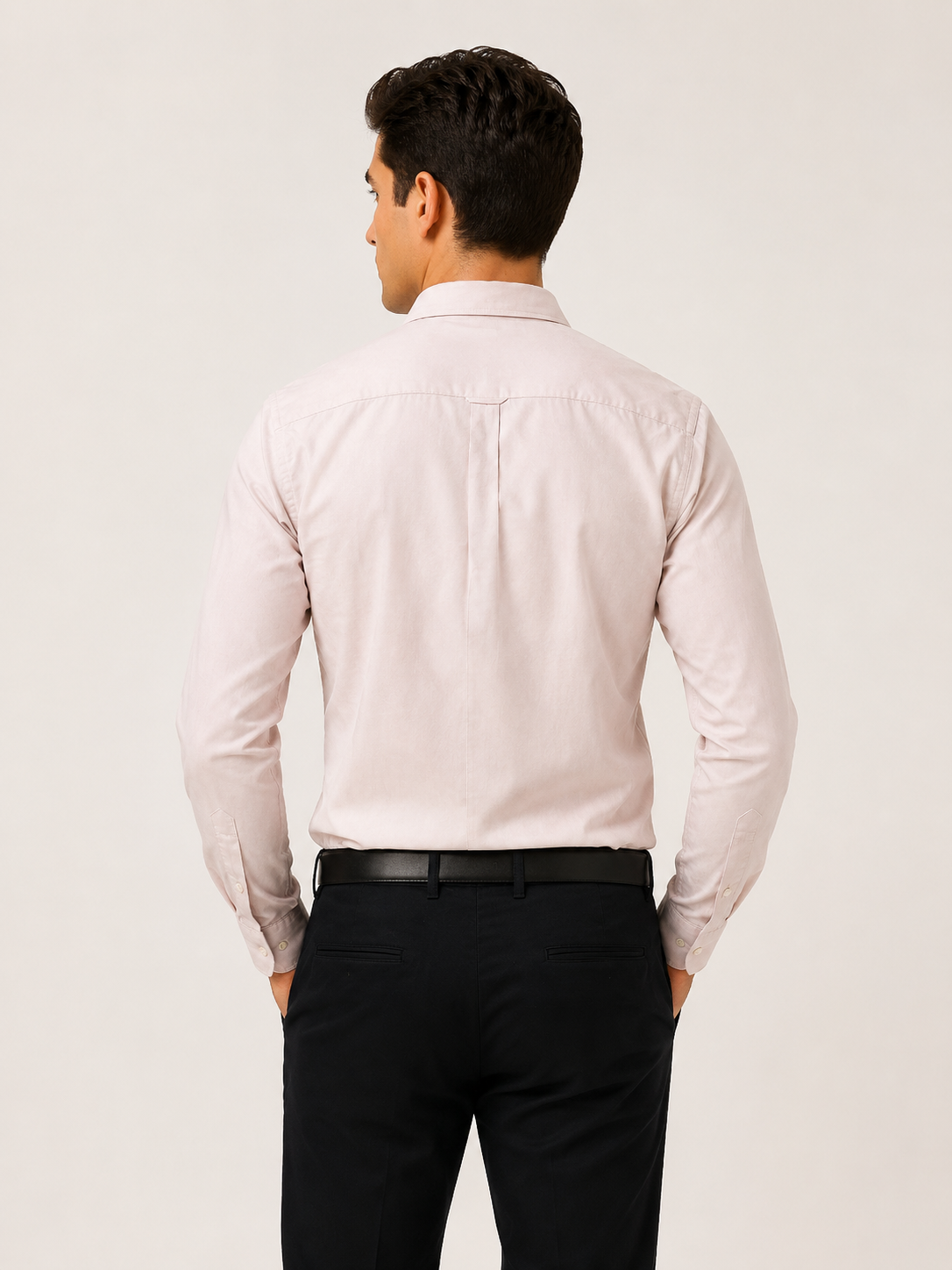 Dobby solid color shirt
