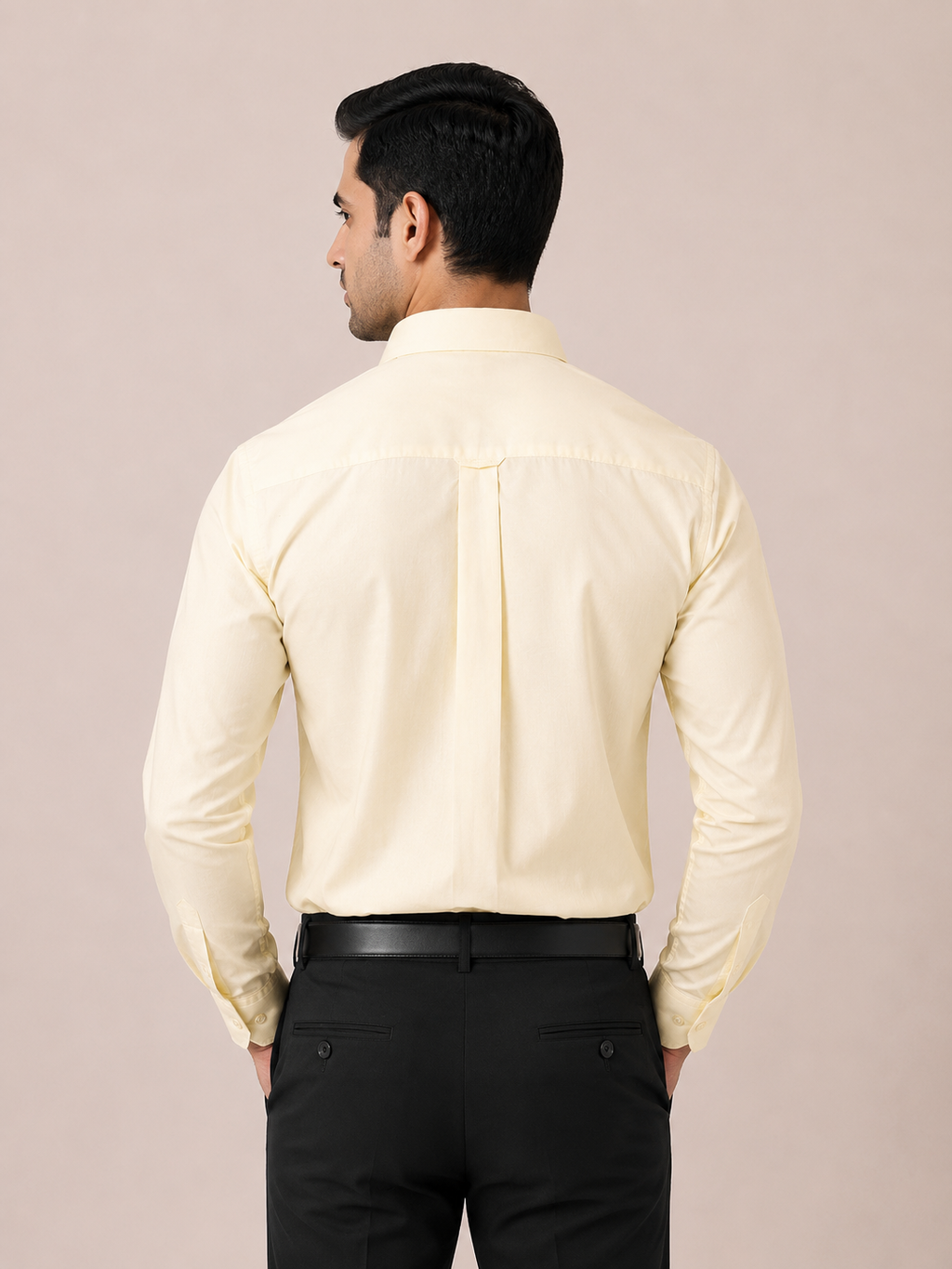 Dobby solid color shirt