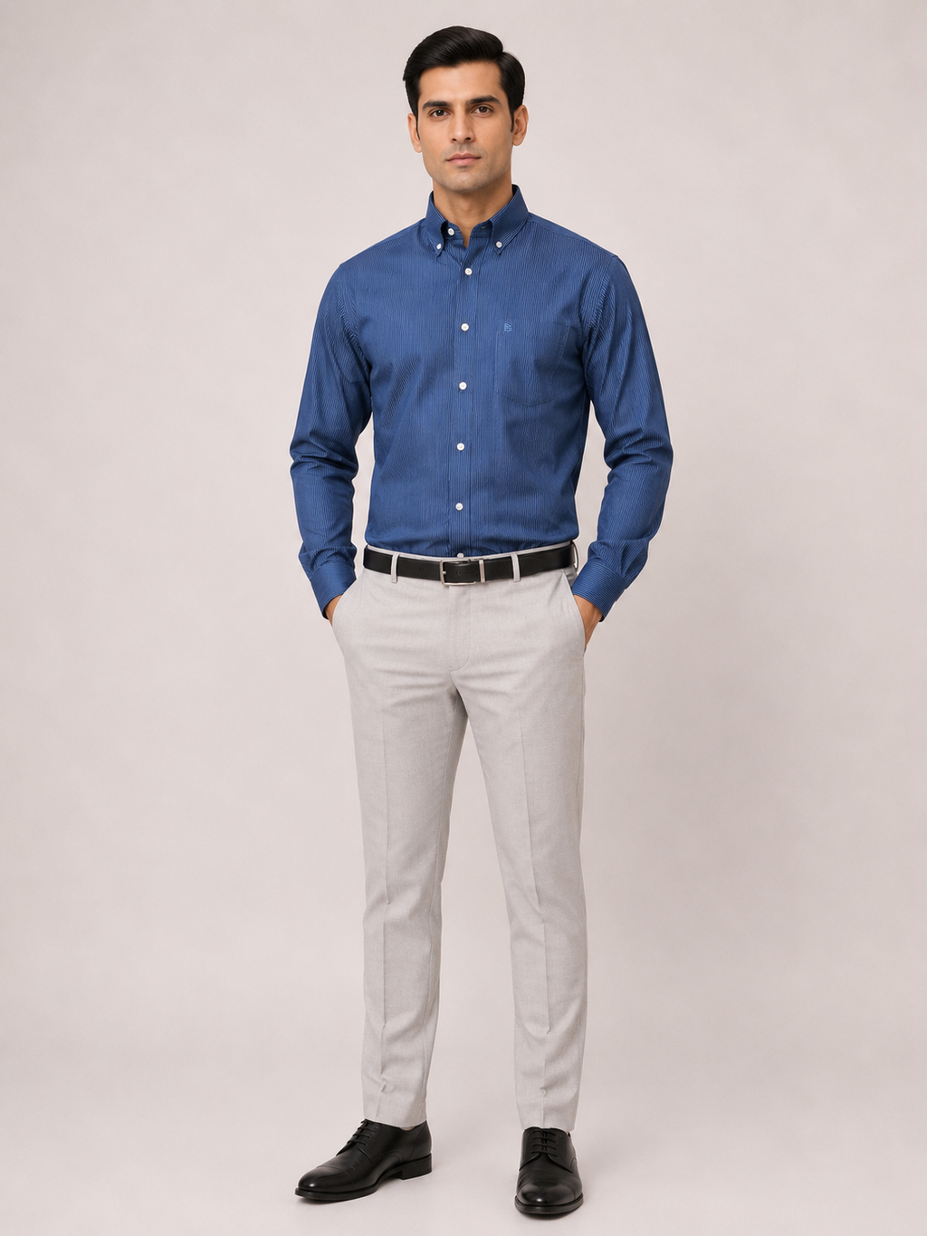 Oxford Cotton Striped Shirt