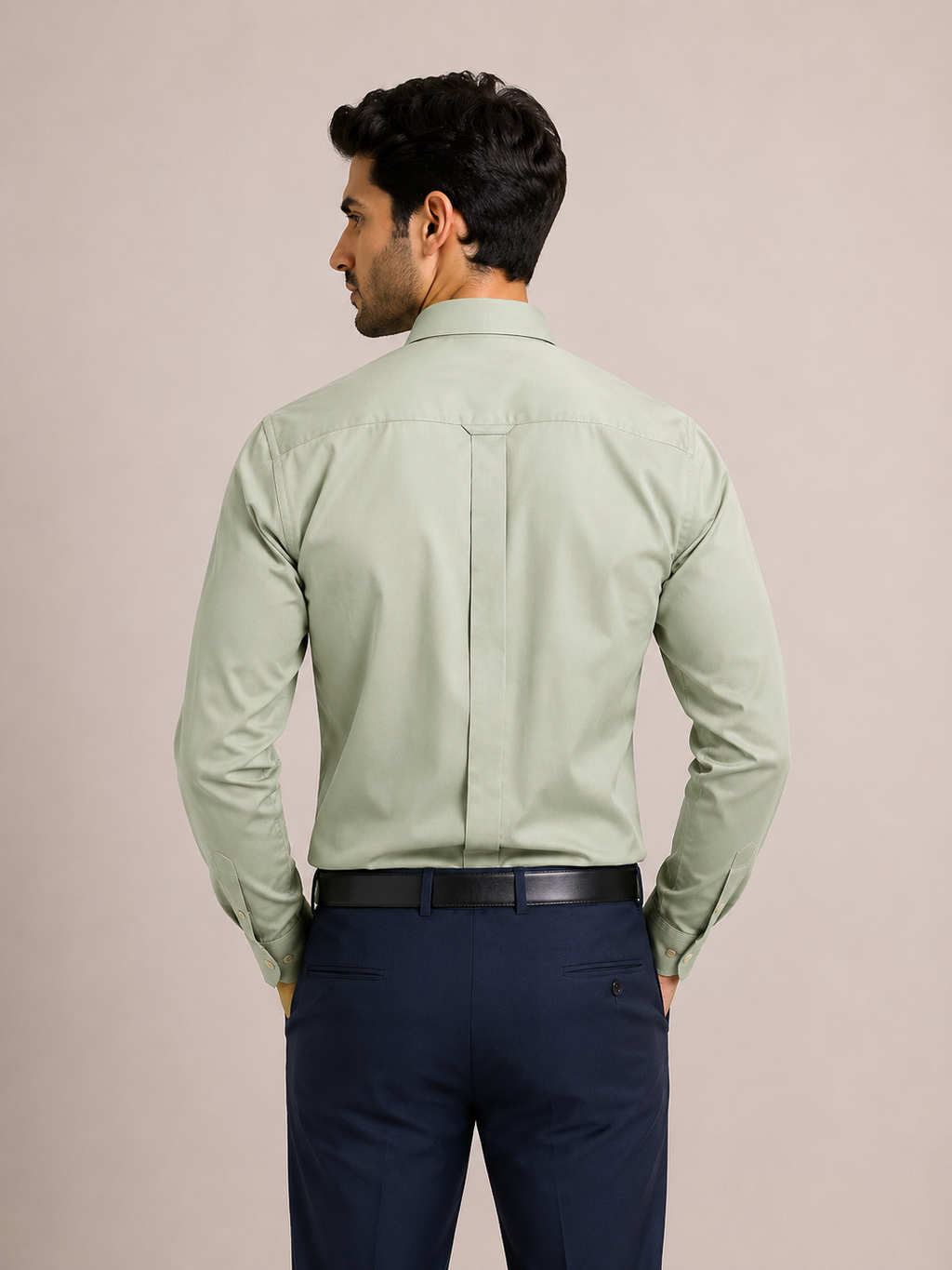 Solid Luxury Satin Lycra Partywear Shirt for Men