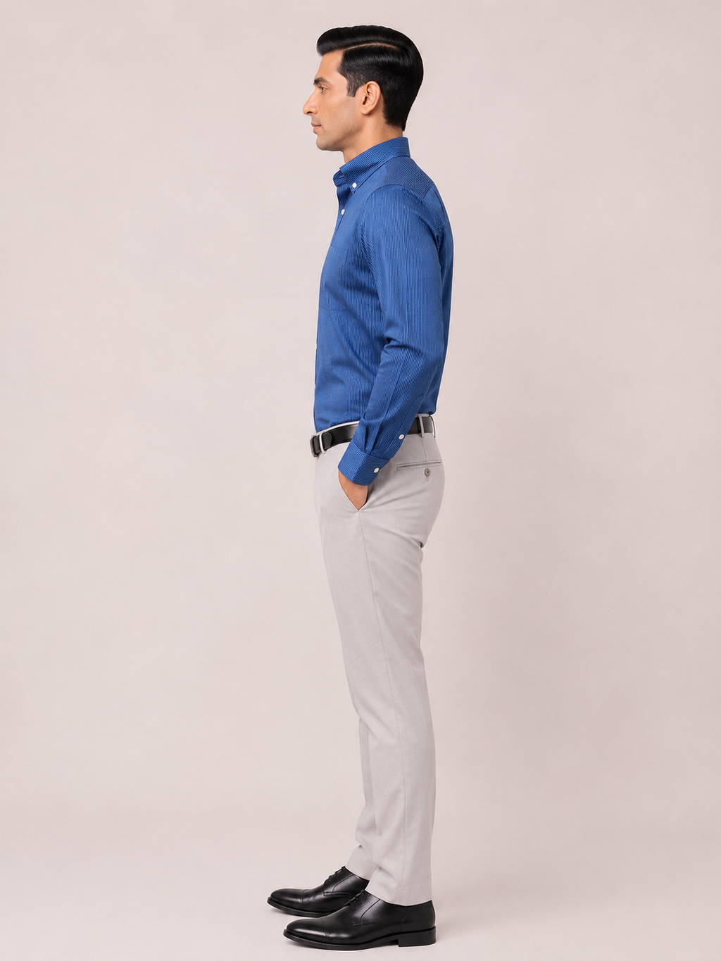 Oxford Cotton Striped Shirt