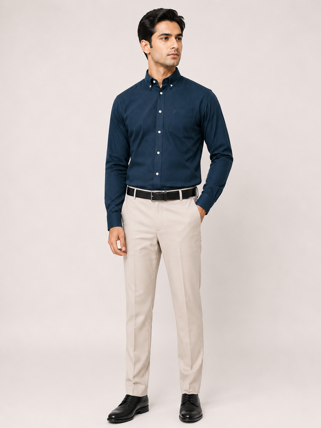 Oxford Cotton Striped Shirt