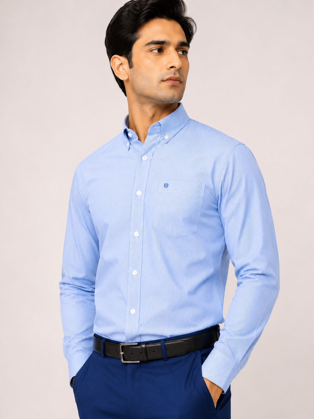 Oxford Cotton Striped Shirt