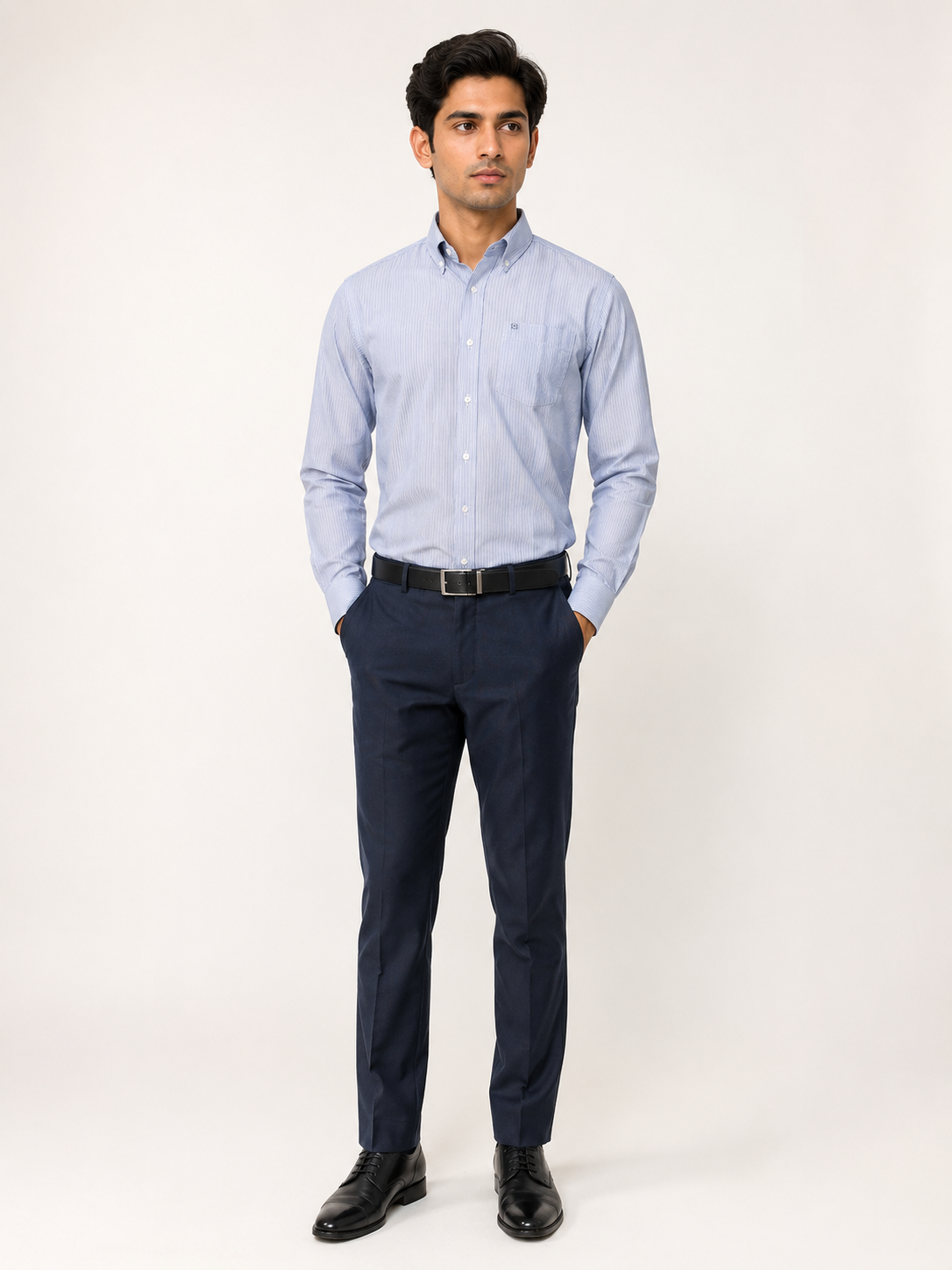 Oxford Cotton Striped Shirt