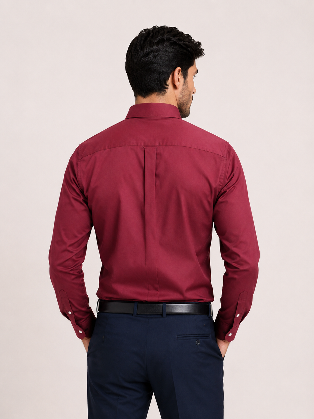 Solid Luxury Satin Lycra Partywear Shirt for Men