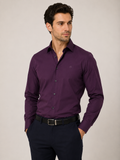Satin solid color shirt