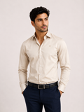 Solid Luxury Satin Lycra Partywear Shirt for Men