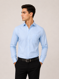 Dobby solid color shirt