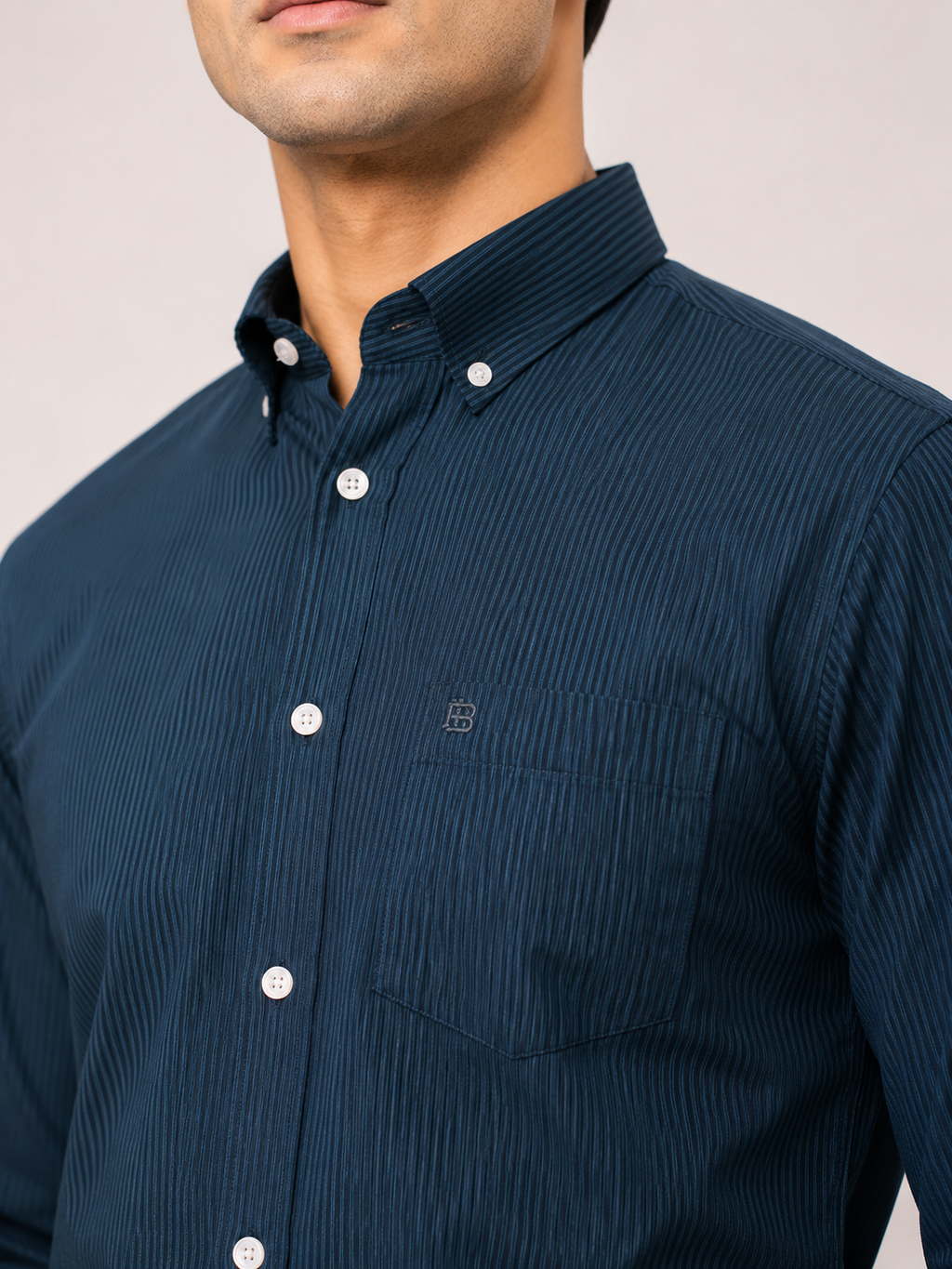 Oxford Cotton Striped Shirt