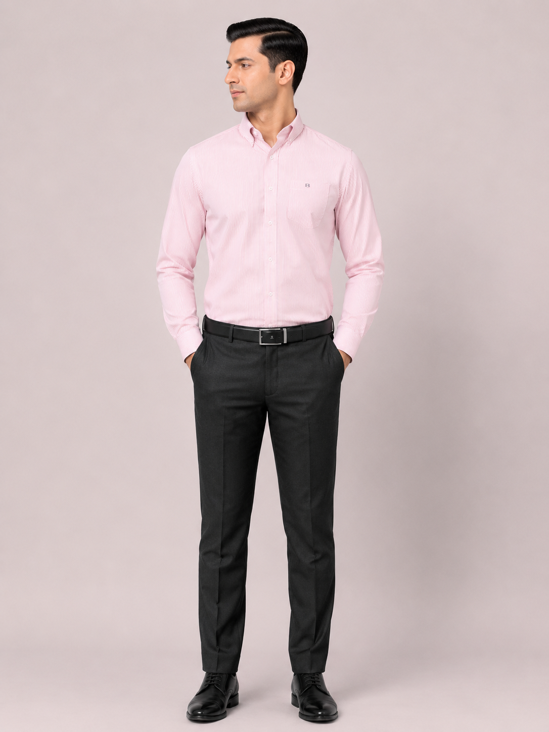 Oxford Cotton Striped Shirt