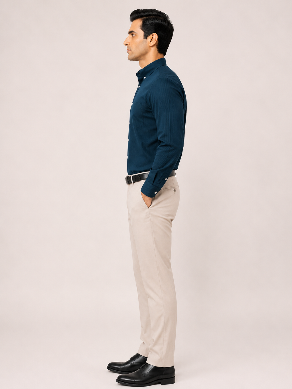 Oxford Cotton Striped Shirt