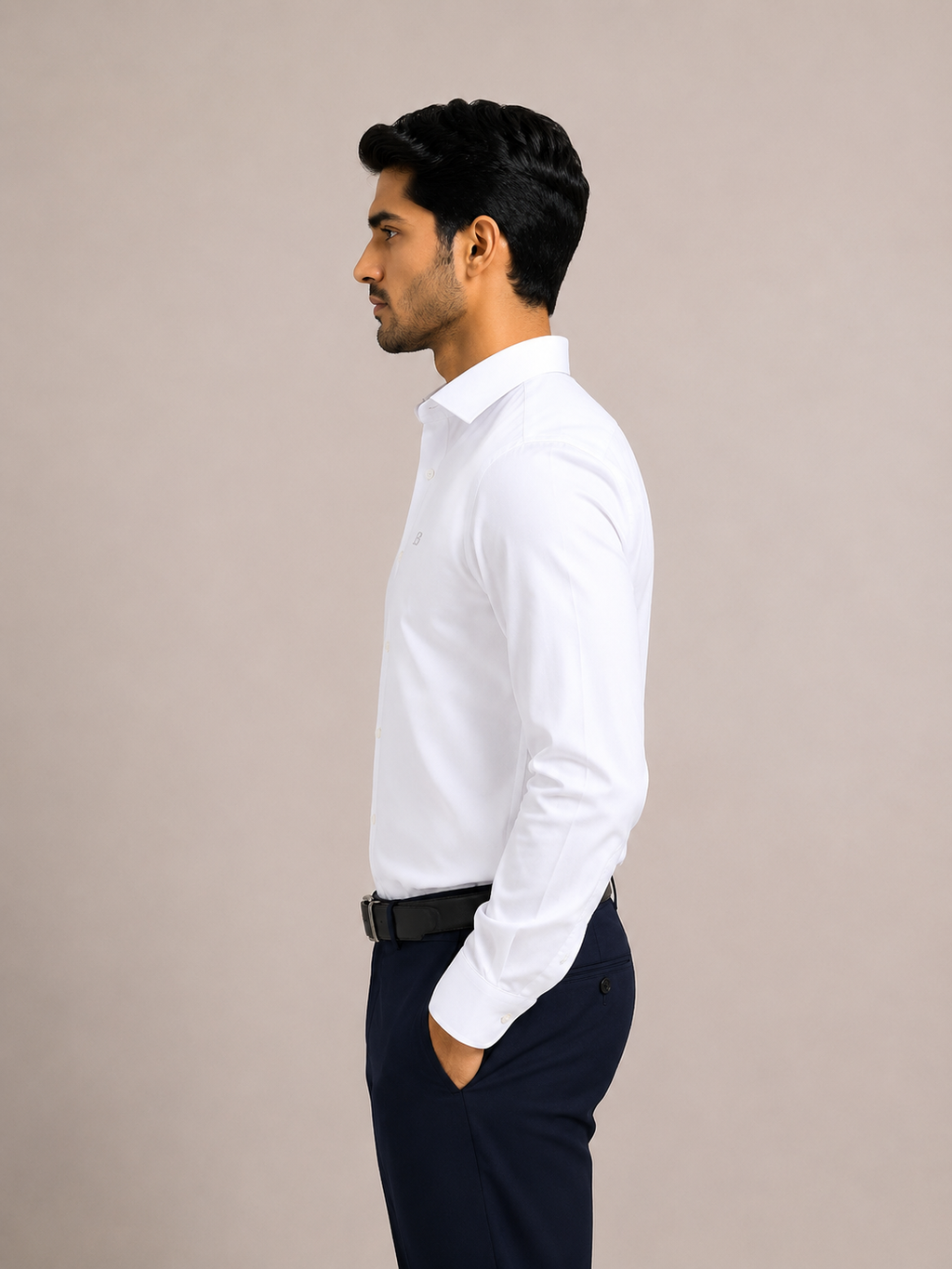 Solid Luxury Satin Lycra Partywear Shirt for Men